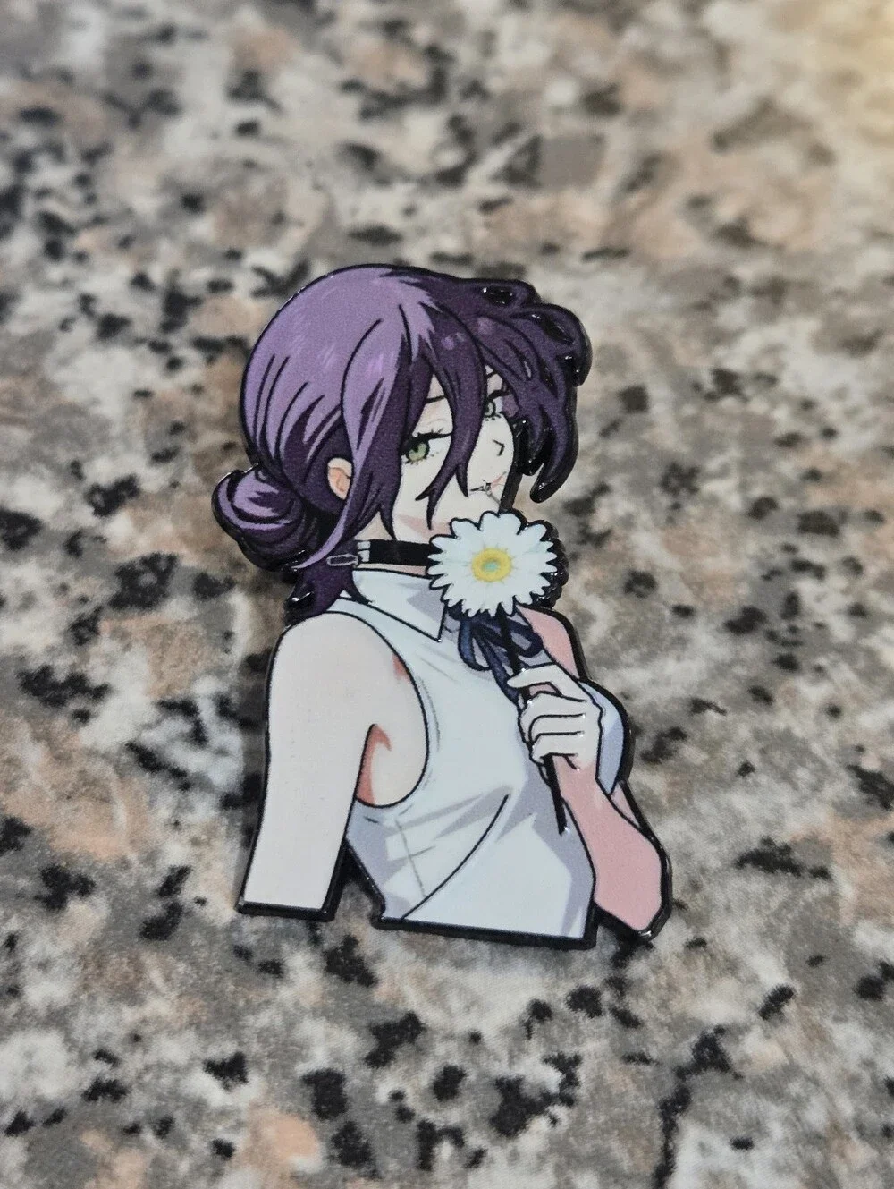 Anime Girl Reze Enamel Pin - Manga/Anime Chainsaw Man